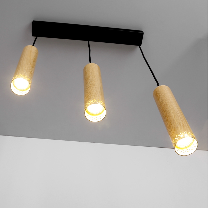 Πολύφωτο ράγα TUBO 3xGU10/25W/230V