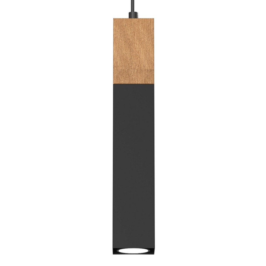 Πολύφωτο ράγα TULUM 3xGU10/60W/230V μαύρο