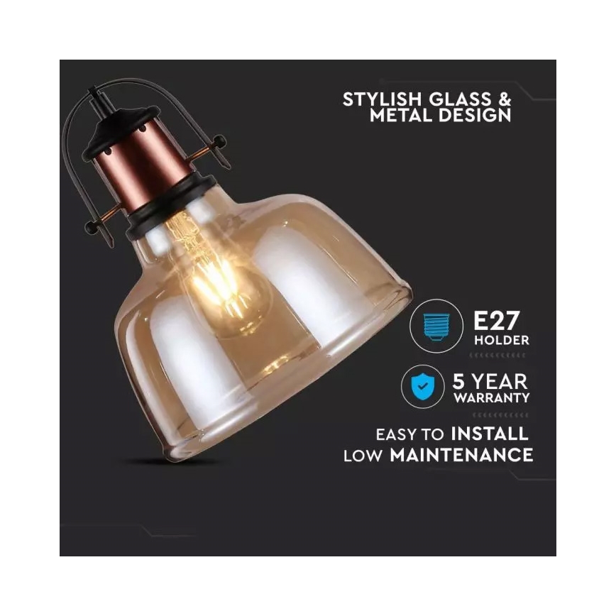Πολύφωτο σε σχοινί 1xE27/60W/230V