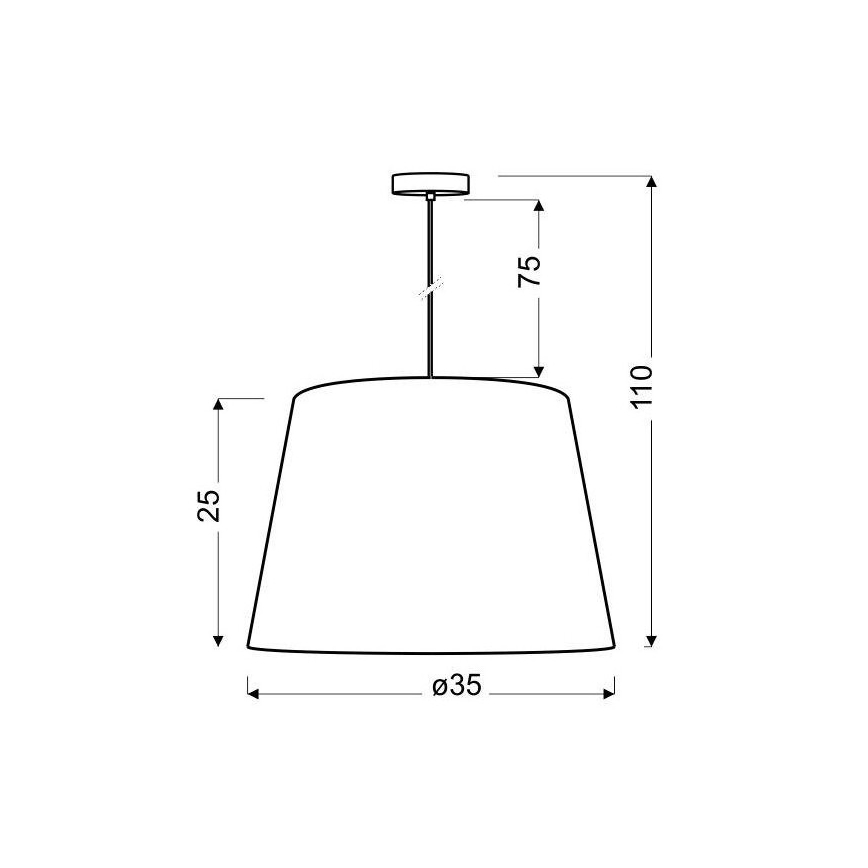 Πολύφωτο σε σχοινί AMERICANO 1xE27/60W/230V