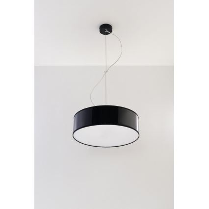Πολύφωτο σε σχοινί ARENA 35 2xE27/60W/230V μαύρο