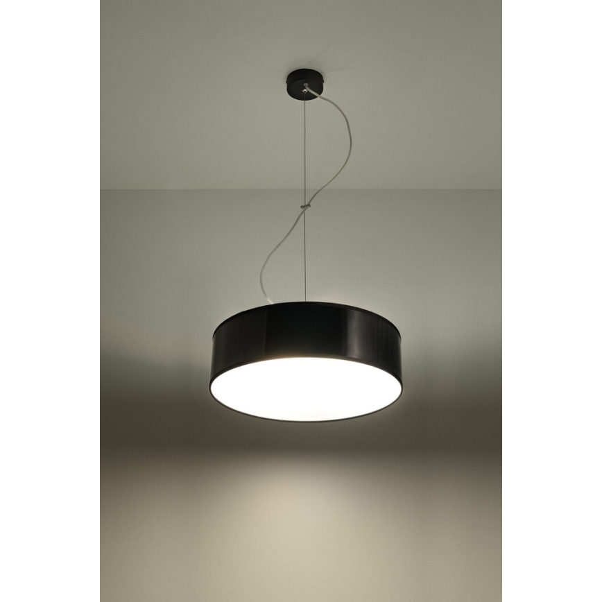 Πολύφωτο σε σχοινί ARENA 35 2xE27/60W/230V μαύρο