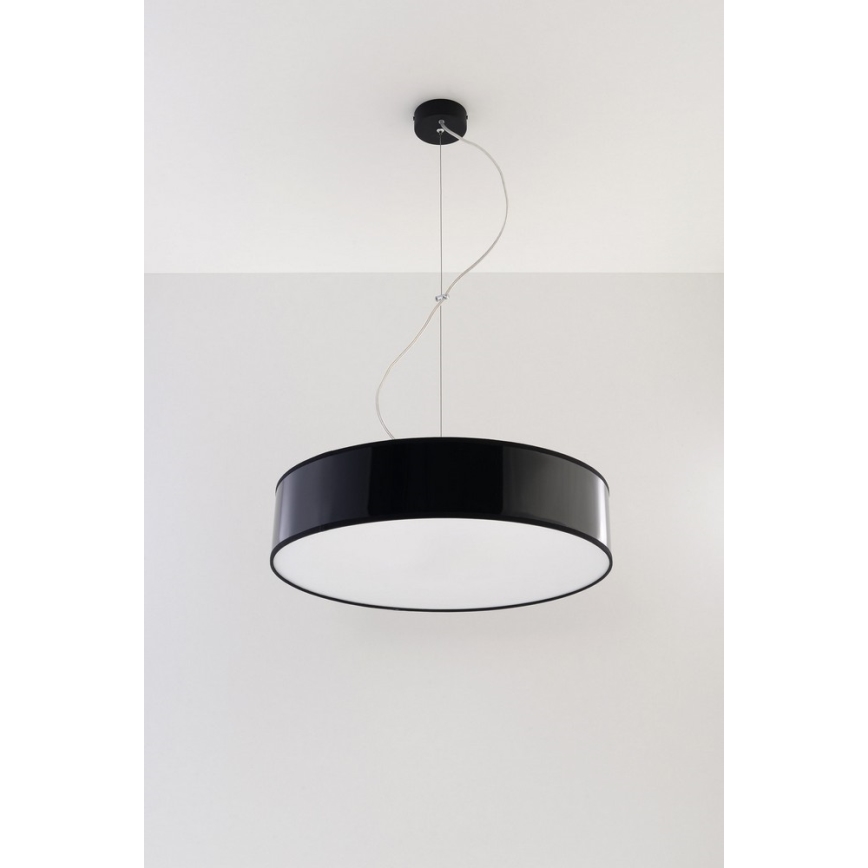 Πολύφωτο σε σχοινί ARENA 45 3xE27/60W/230V μαύρο