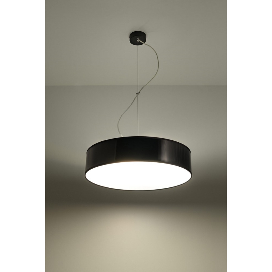 Πολύφωτο σε σχοινί ARENA 45 3xE27/60W/230V μαύρο
