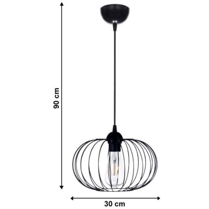 Πολύφωτο σε σχοινί BOCCA 1xE27/60W/230V