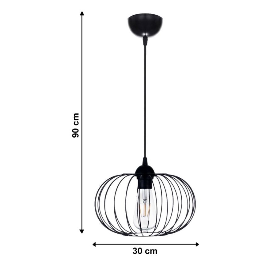 Πολύφωτο σε σχοινί BOCCA 1xE27/60W/230V