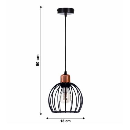 Πολύφωτο σε σχοινί CELTA 1xE27/40W/230V