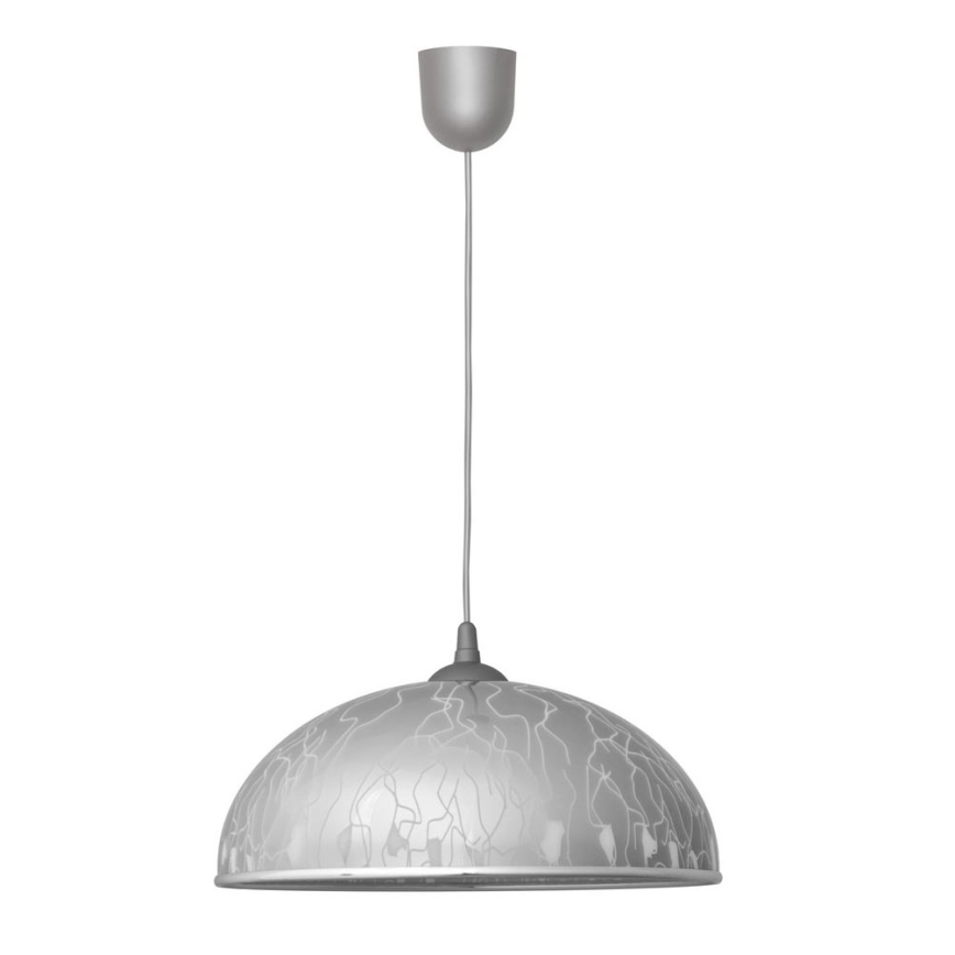 Πολύφωτο σε σχοινί CIRCLE 1xE27/15W/230V γκρι