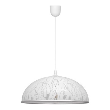 Πολύφωτο σε σχοινί CIRCLE 1xE27/15W/230V λευκό