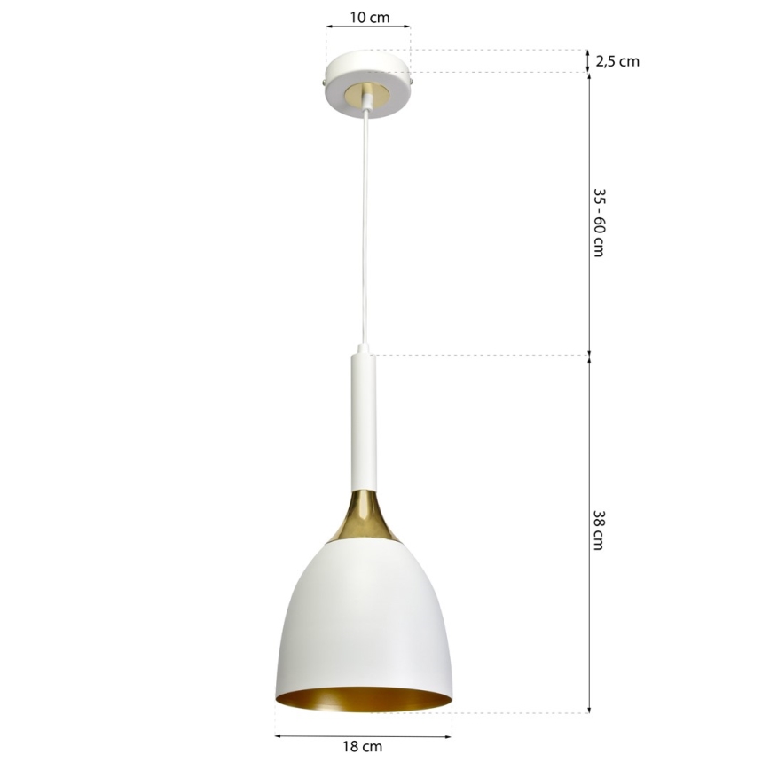 Πολύφωτο σε σχοινί CLARK 1xE27/60W/230V