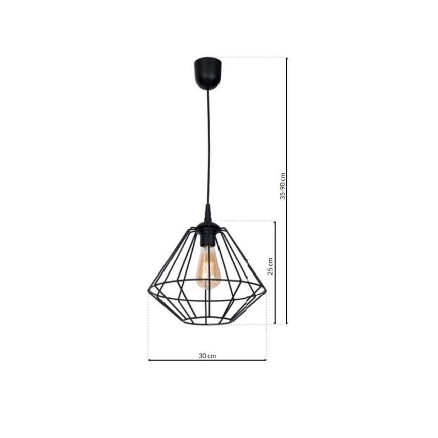 Πολύφωτο σε σχοινί COLIN 1xE27/60W/230V