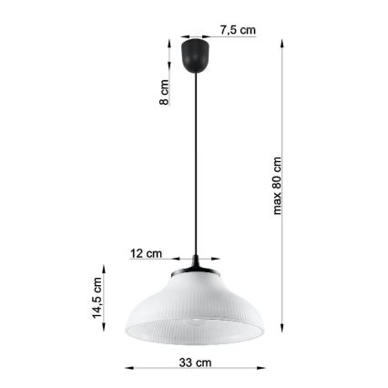 Πολύφωτο σε σχοινί CORONA 1xE27/60W/230V