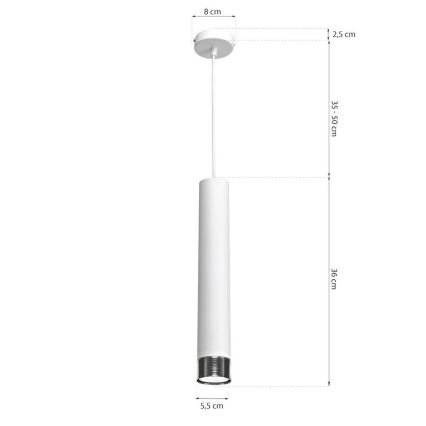 Πολύφωτο σε σχοινί DANI 1xGU10/8W/230V