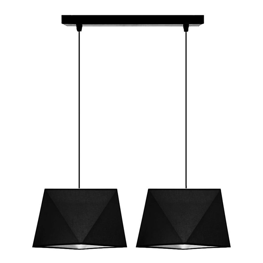 Πολύφωτο σε σχοινί DIAMENT 2xE27/60W/230V μαύρο