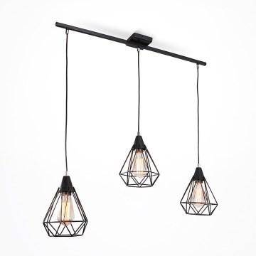 Πολύφωτο σε σχοινί DIAMOND 3xE27/60W/230V 83 cm