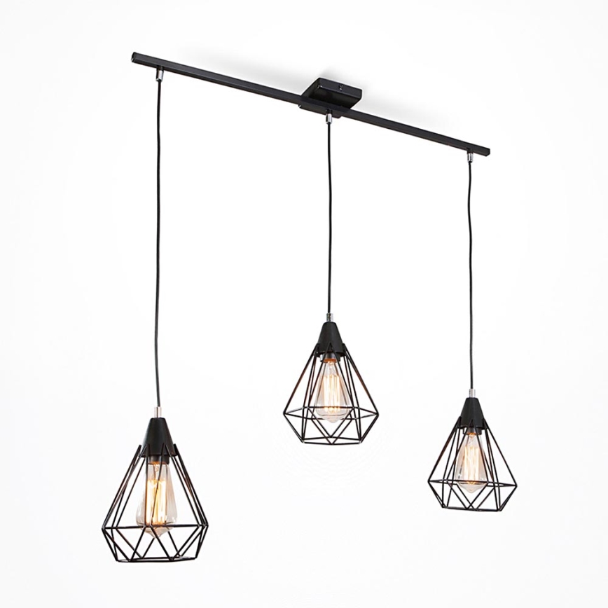Πολύφωτο σε σχοινί DIAMOND 3xE27/60W/230V 83 cm