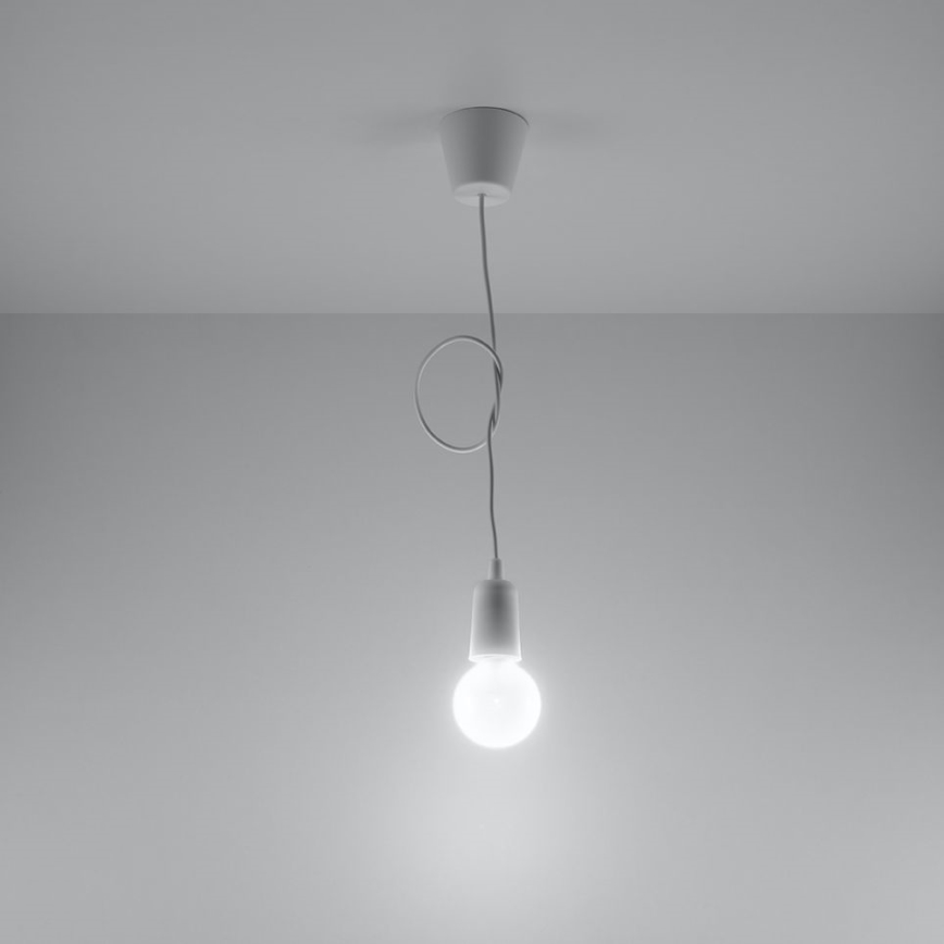 Πολύφωτο σε σχοινί DIEGO 1xE27/60W/230V