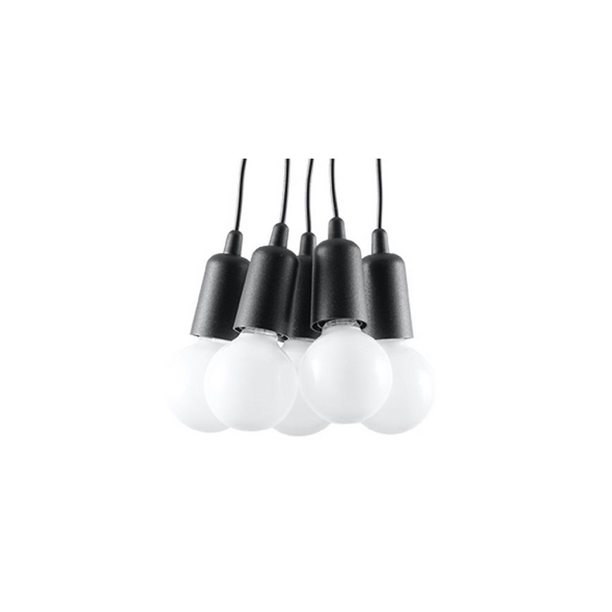 Πολύφωτο σε σχοινί DIEGO 5xE27/60W/230V