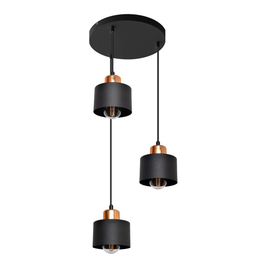 Πολύφωτο σε σχοινί EDISON 3xE27/15W/230V
