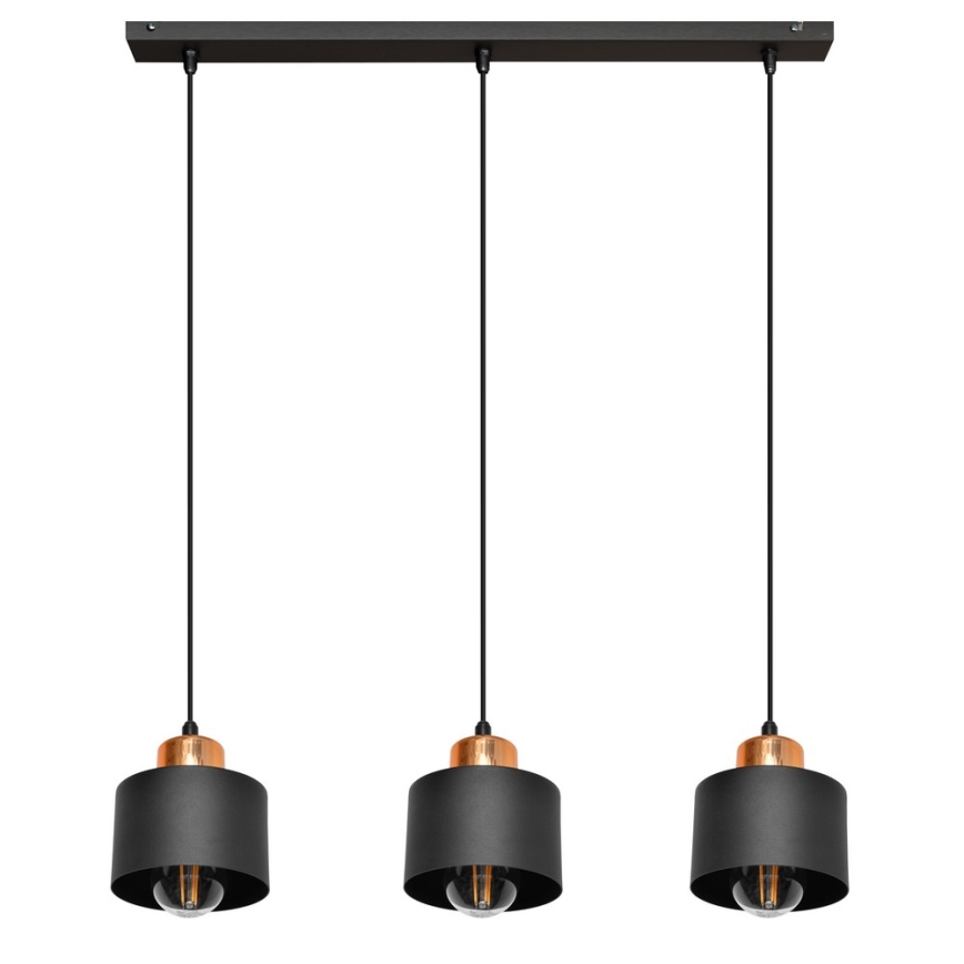 Πολύφωτο σε σχοινί EDISON 3xE27/15W/230V