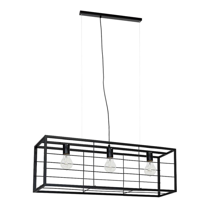 Πολύφωτο σε σχοινί FRAME 3xE27/60W/230V