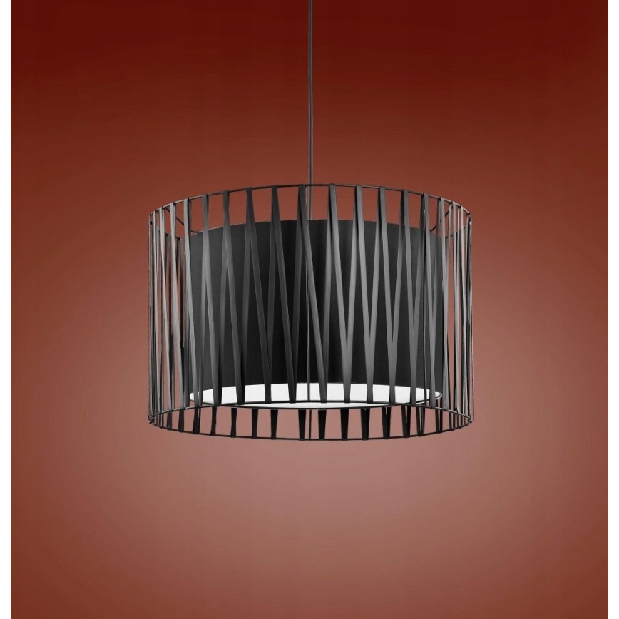 Πολύφωτο σε σχοινί HARMONY BLACK 3xE27/60W/230V