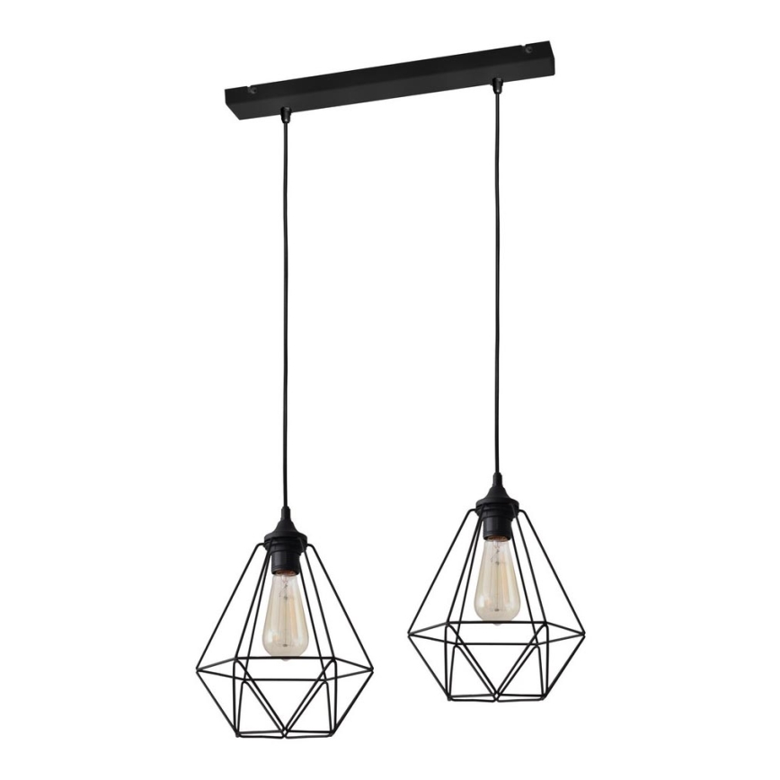 Πολύφωτο σε σχοινί KARO 2xE27/15W/230V
