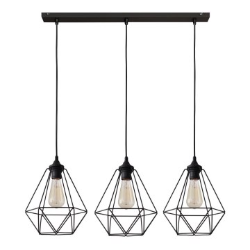 Πολύφωτο σε σχοινί KARO 3xE27/15W/230V