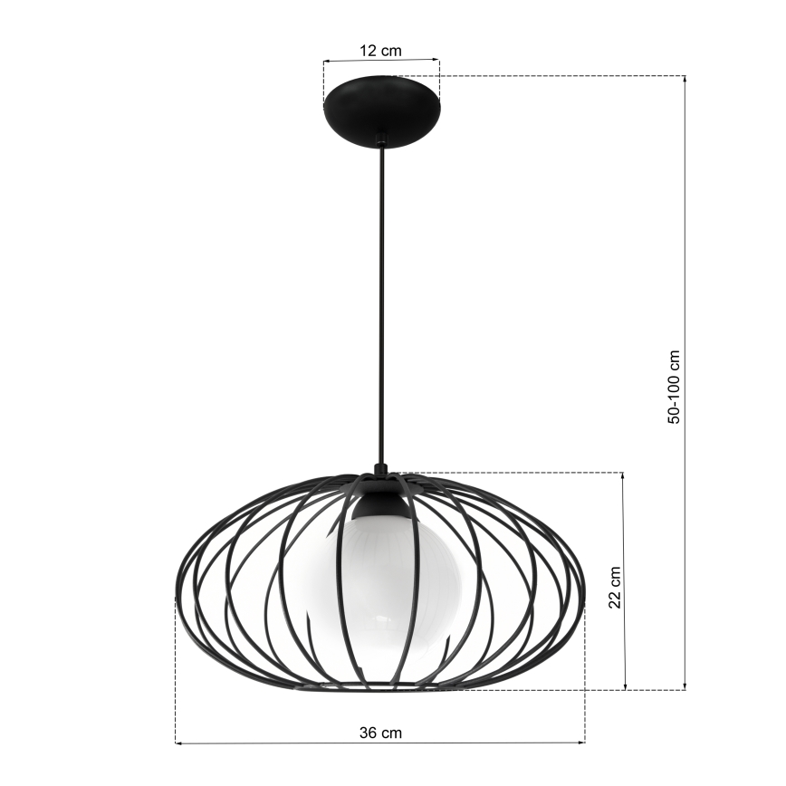 Πολύφωτο σε σχοινί KRONOS 1xE14/40W/230V