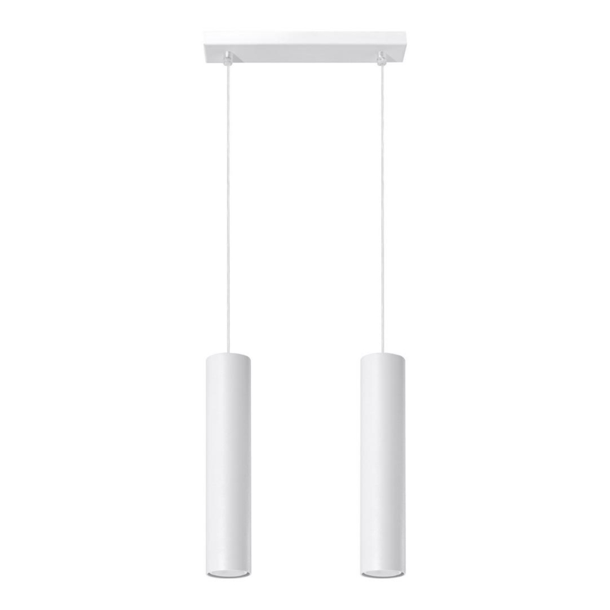 Πολύφωτο σε σχοινί LAGOS 2 2xGU10/40W/230V λευκό
