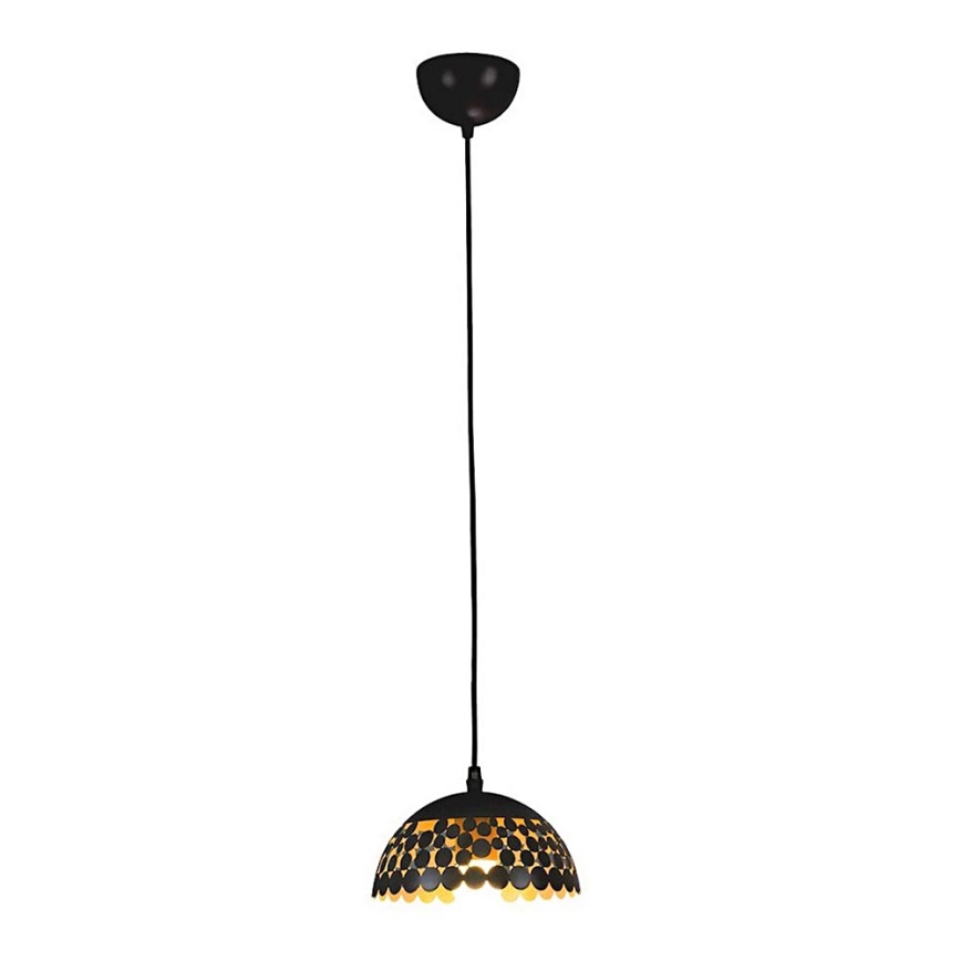 Πολύφωτο σε σχοινί LISA BLACK 1xE27/60W/230V