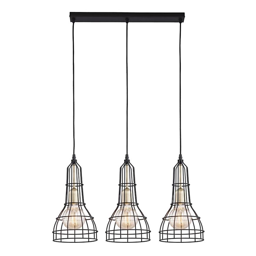 Πολύφωτο σε σχοινί LONG 3xE27/60W/230V