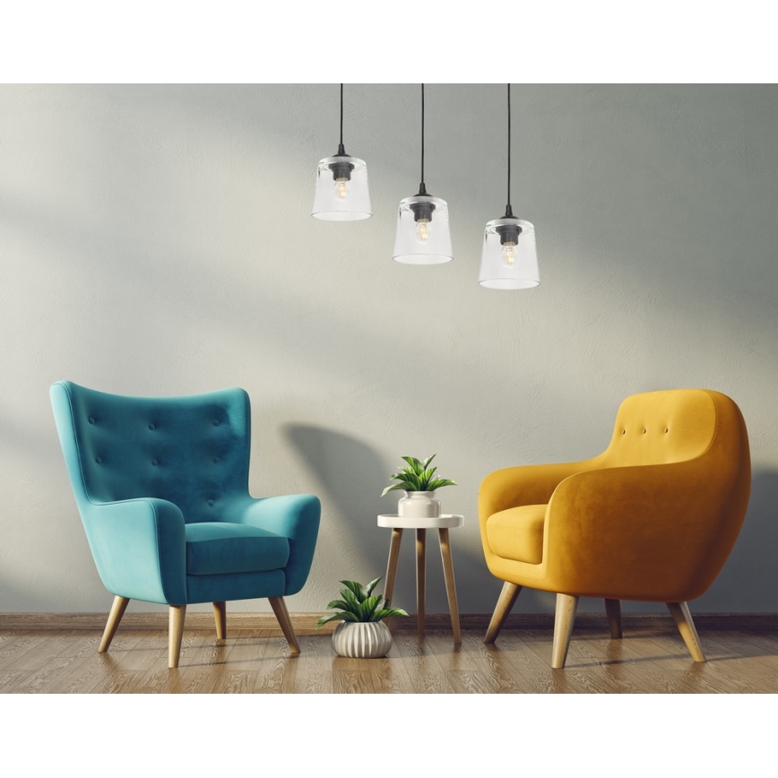 Πολύφωτο σε σχοινί LUCEA 1xE27/15W/230V