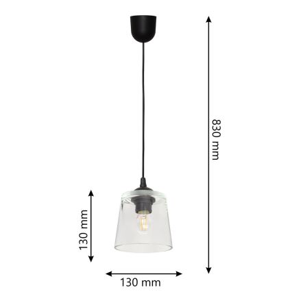 Πολύφωτο σε σχοινί LUCEA 1xE27/15W/230V