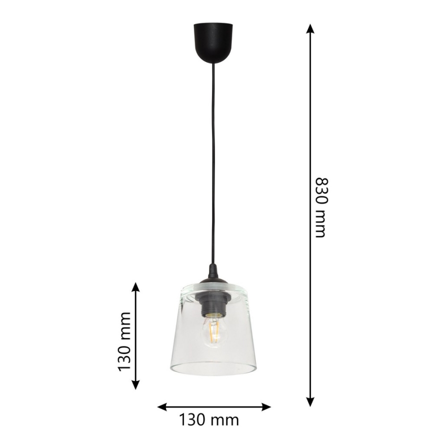 Πολύφωτο σε σχοινί LUCEA 1xE27/15W/230V