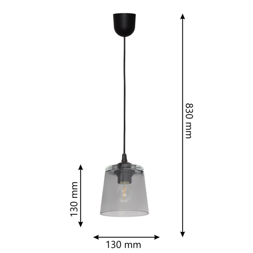 Πολύφωτο σε σχοινί LUCEA 1xE27/15W/230V