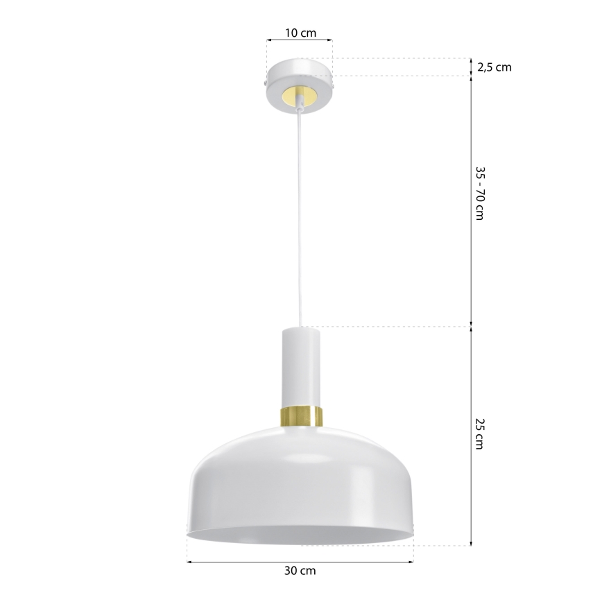 Πολύφωτο σε σχοινί MALMO 1xE27/60W/230V