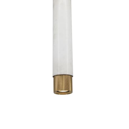 Πολύφωτο σε σχοινί Marble white/brass 1xGU10/8W/230V