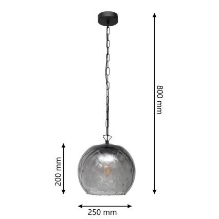 Πολύφωτο σε σχοινί MARILLA 1xE27/15W/230V