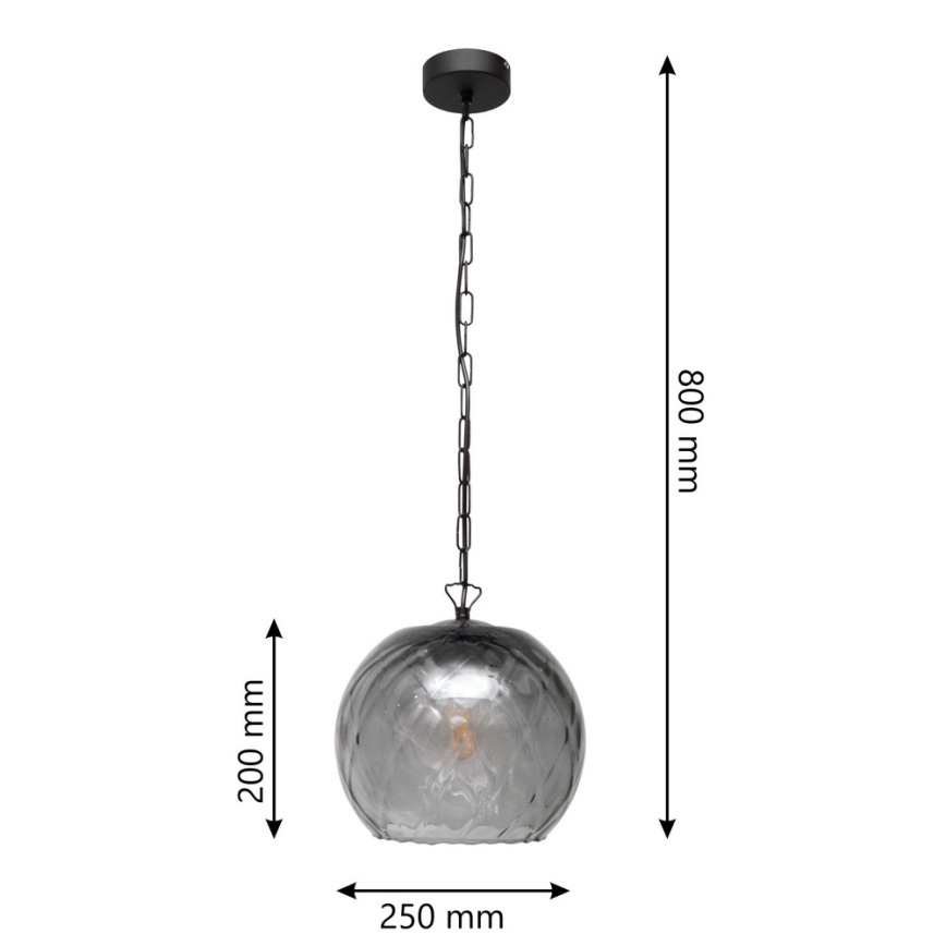Πολύφωτο σε σχοινί MARILLA 1xE27/15W/230V