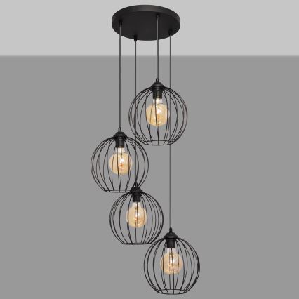 Πολύφωτο σε σχοινί MERCURE 4xE27/15W/230V