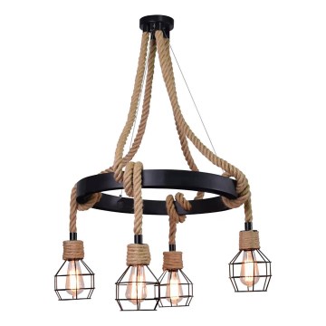 Πολύφωτο σε σχοινί ROPE ALEGRA 4xE27/10W/230V