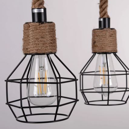 Πολύφωτο σε σχοινί ROPE ALEGRA 4xE27/10W/230V