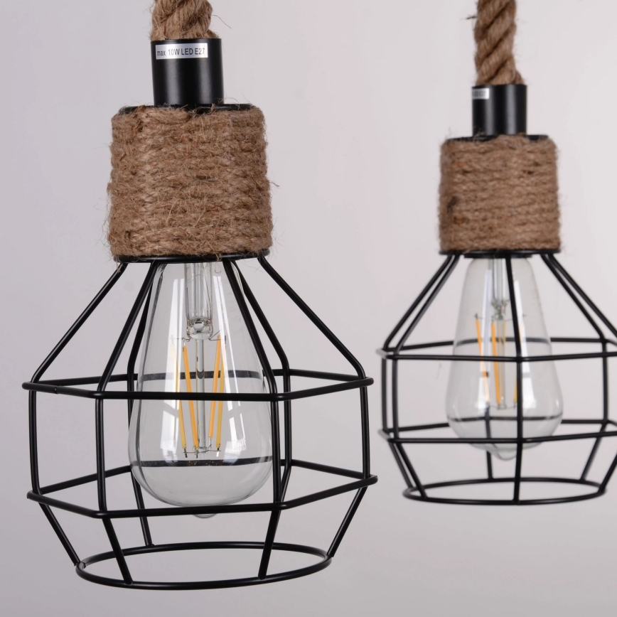 Πολύφωτο σε σχοινί ROPE ALEGRA 4xE27/10W/230V