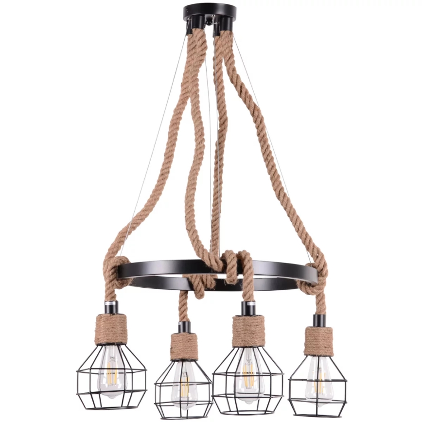 Πολύφωτο σε σχοινί ROPE ALEGRA 4xE27/10W/230V