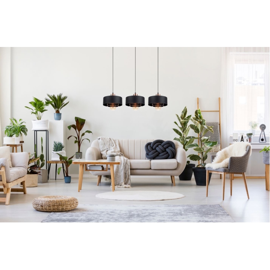 Πολύφωτο σε σχοινί VEST 3xE27/60W/230V