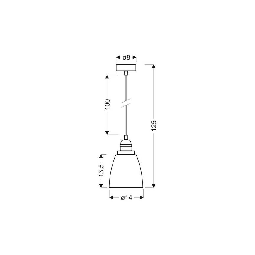 Πολύφωτο σε σχοινί VOICE 1xE27/40W/230V