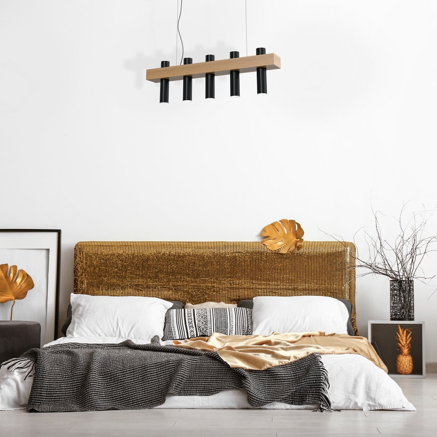Πολύφωτο σε σχοινί WEST 5xGU10/25W/230V