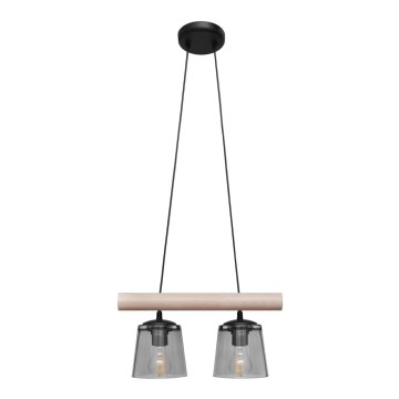 Πολύφωτο σε σχοινί WOODSTOCK 2xE27/15W/230V