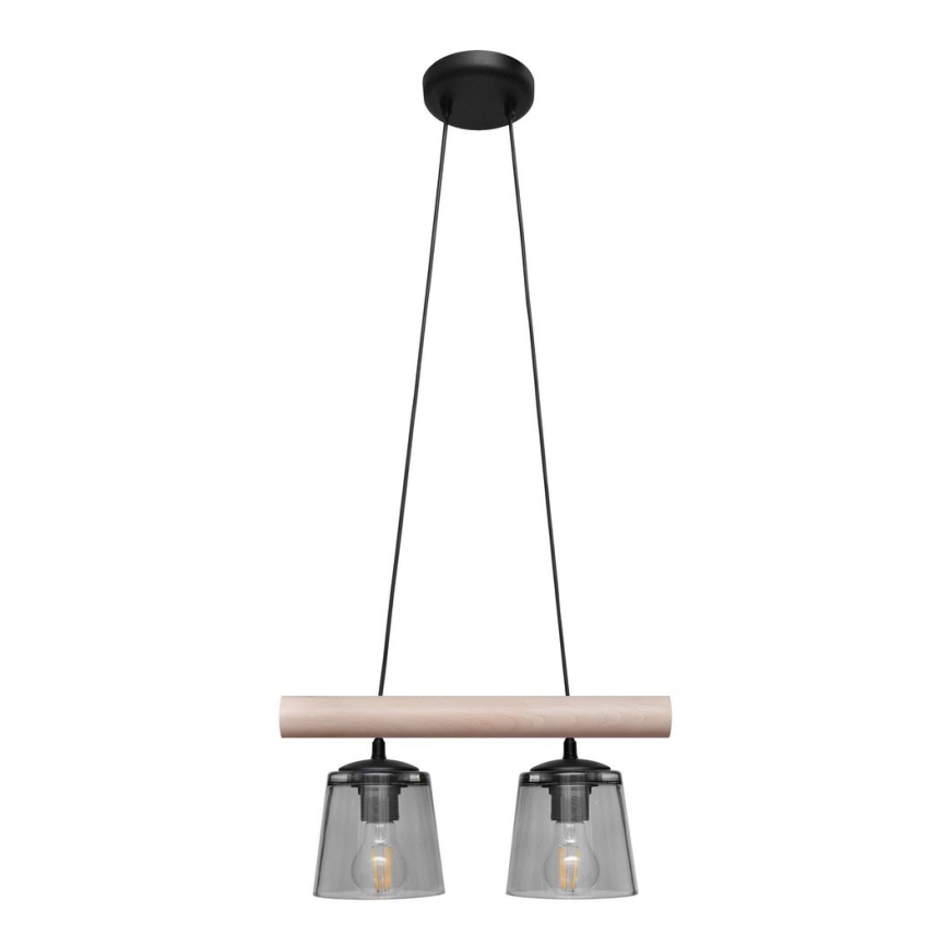Πολύφωτο σε σχοινί WOODSTOCK 2xE27/15W/230V